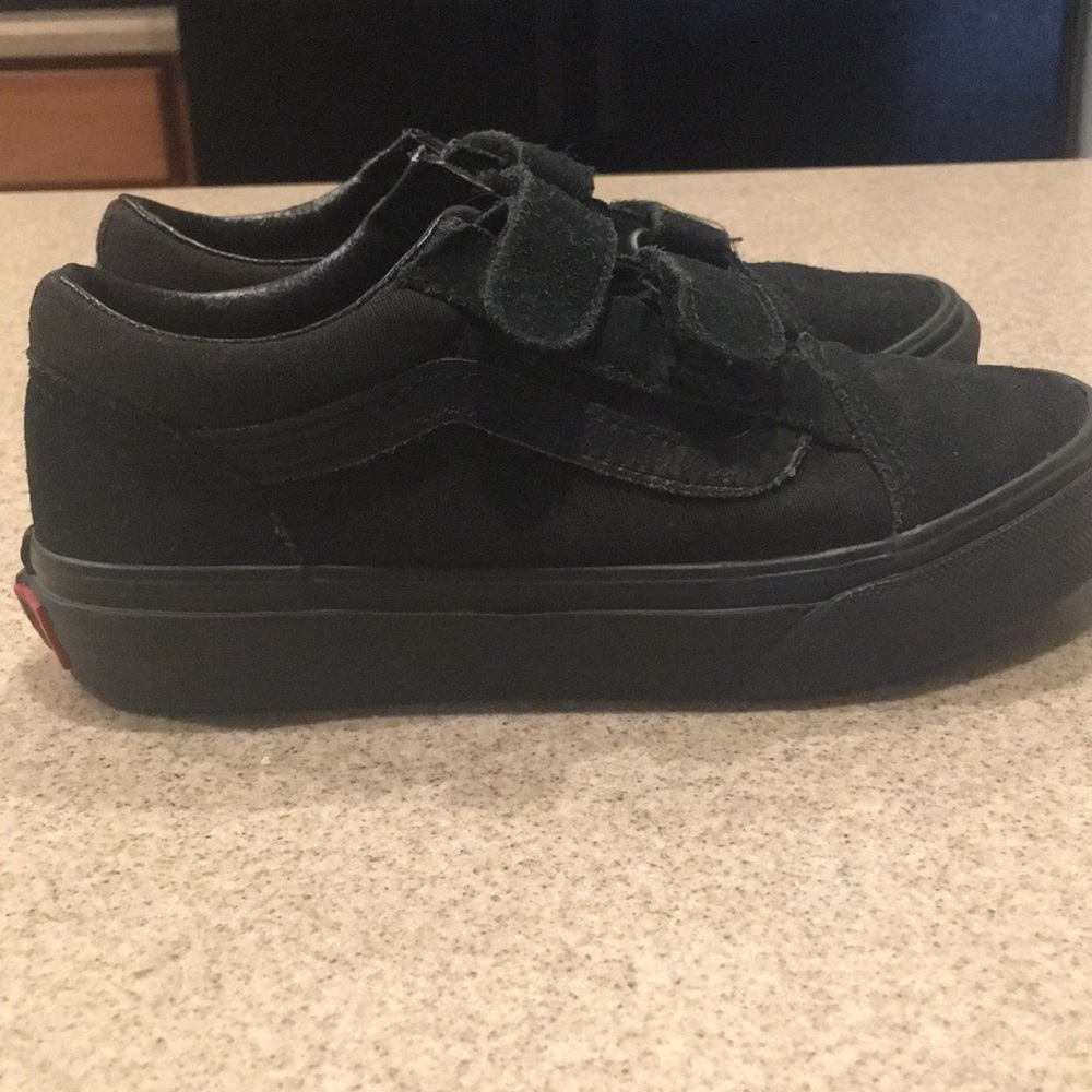 Boys Vans double strap shoes